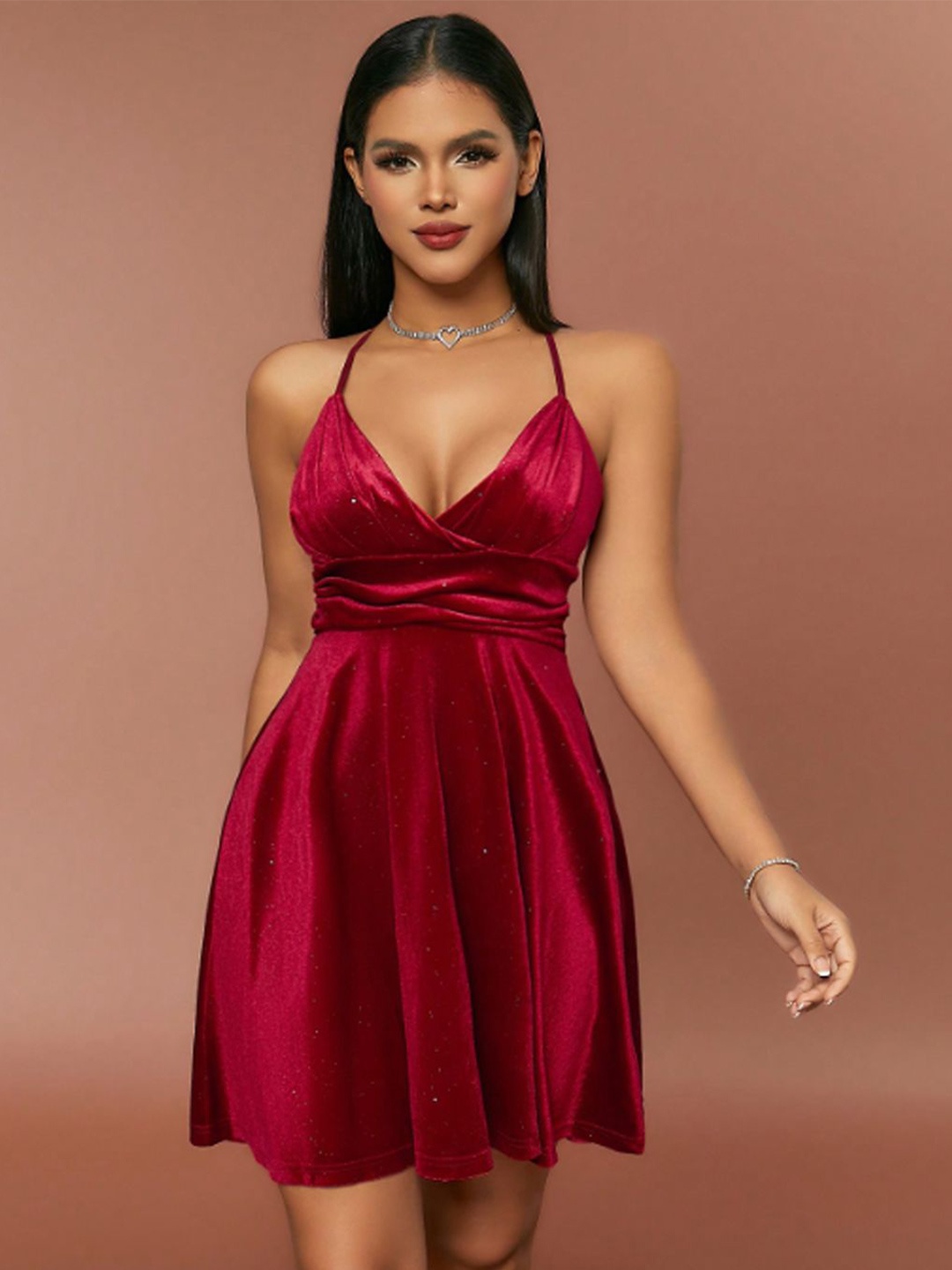 

StyleCast A-Line Mini Dress, Red