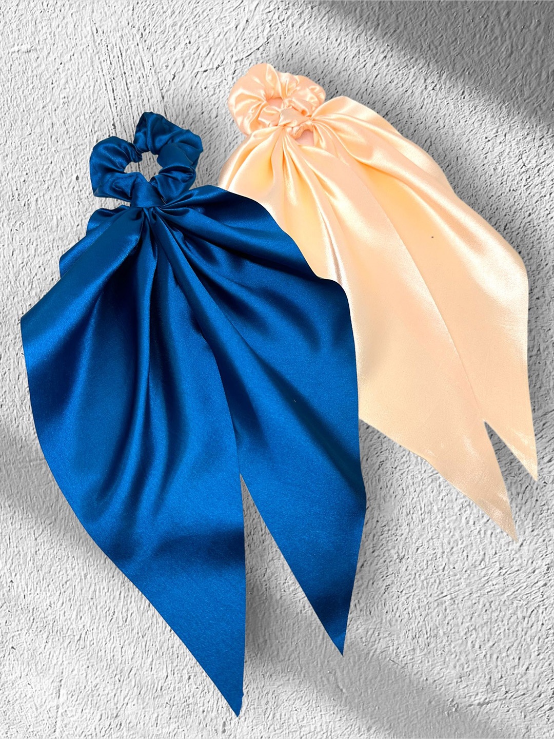 

Samsara Couture Girls Set of 2 Ponytail Holders, Blue