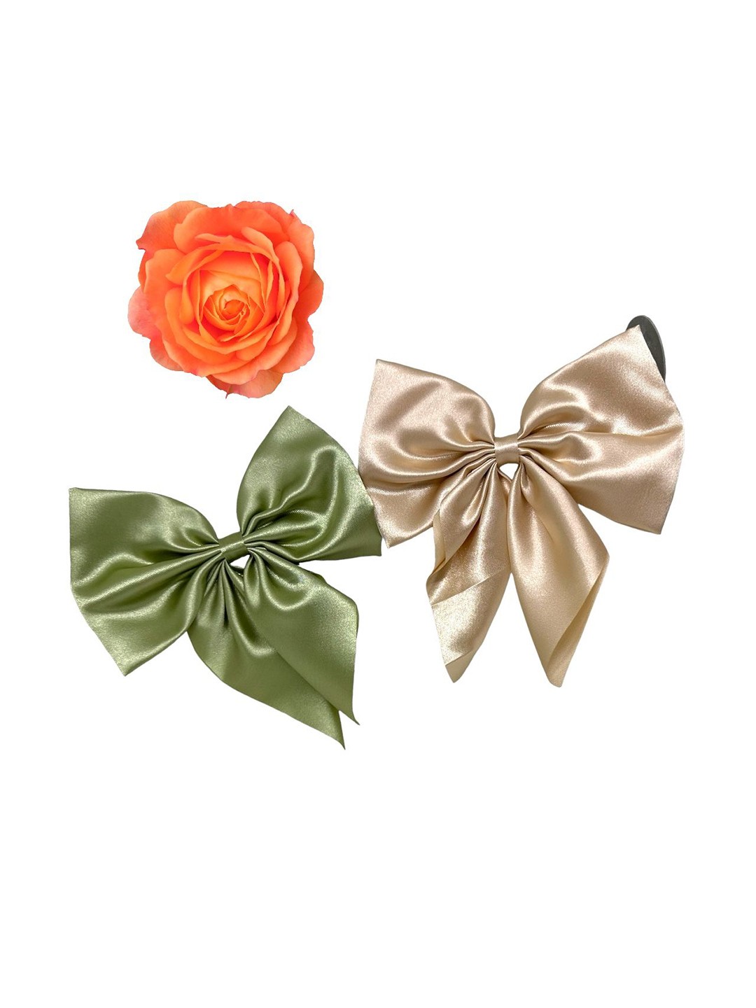 

Samsara Couture Girls Set of 2 Alligator Hair Clip, Gold