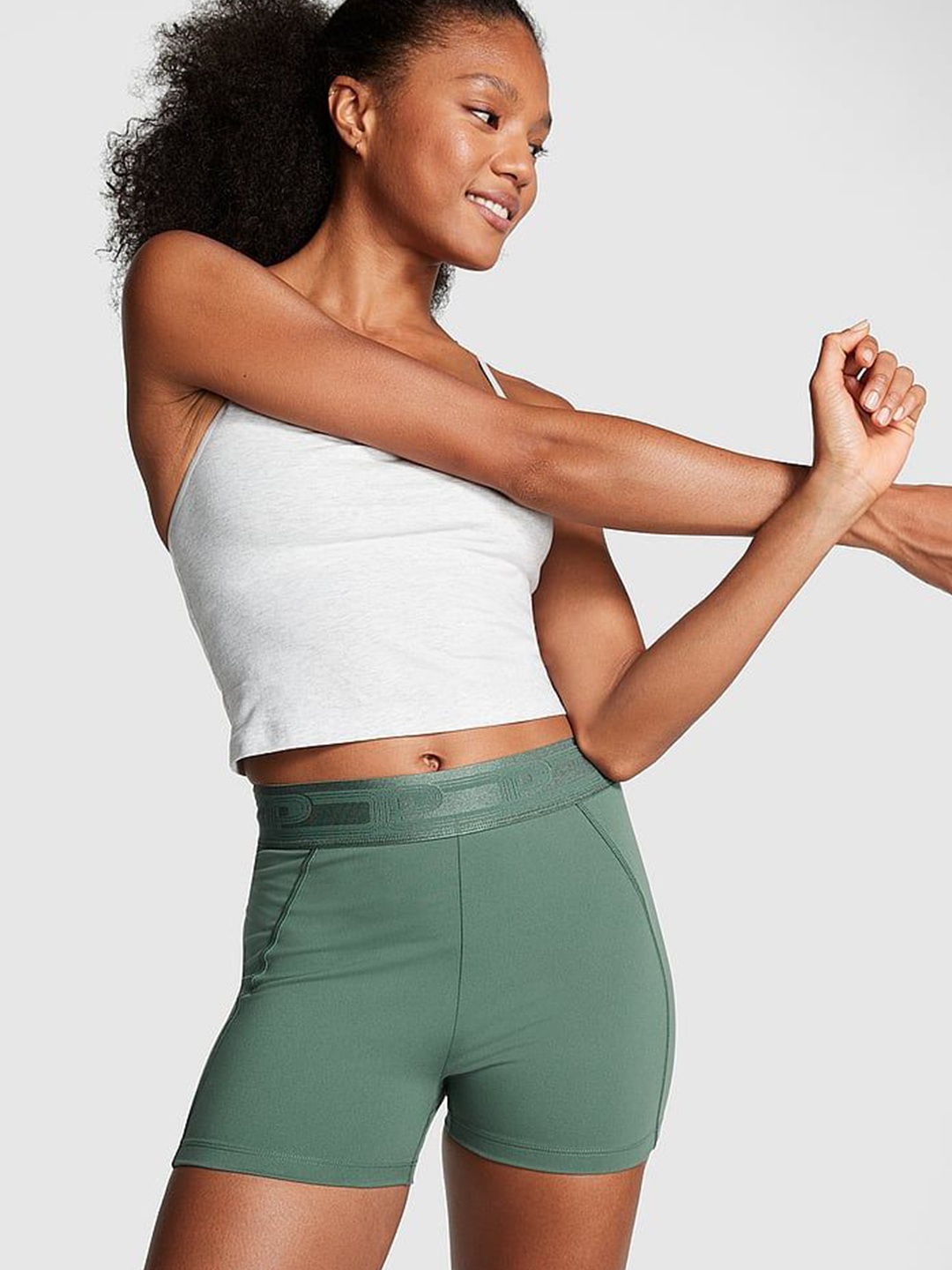 

Victoria's Secret PINK Ultimate Bike Shorts, Green