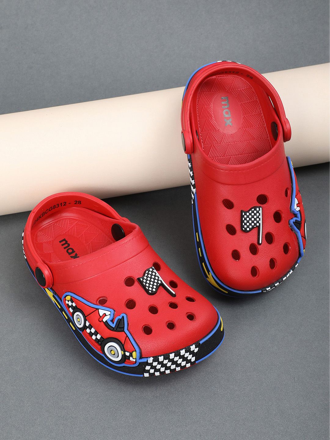 

max Boys Clogs, Red