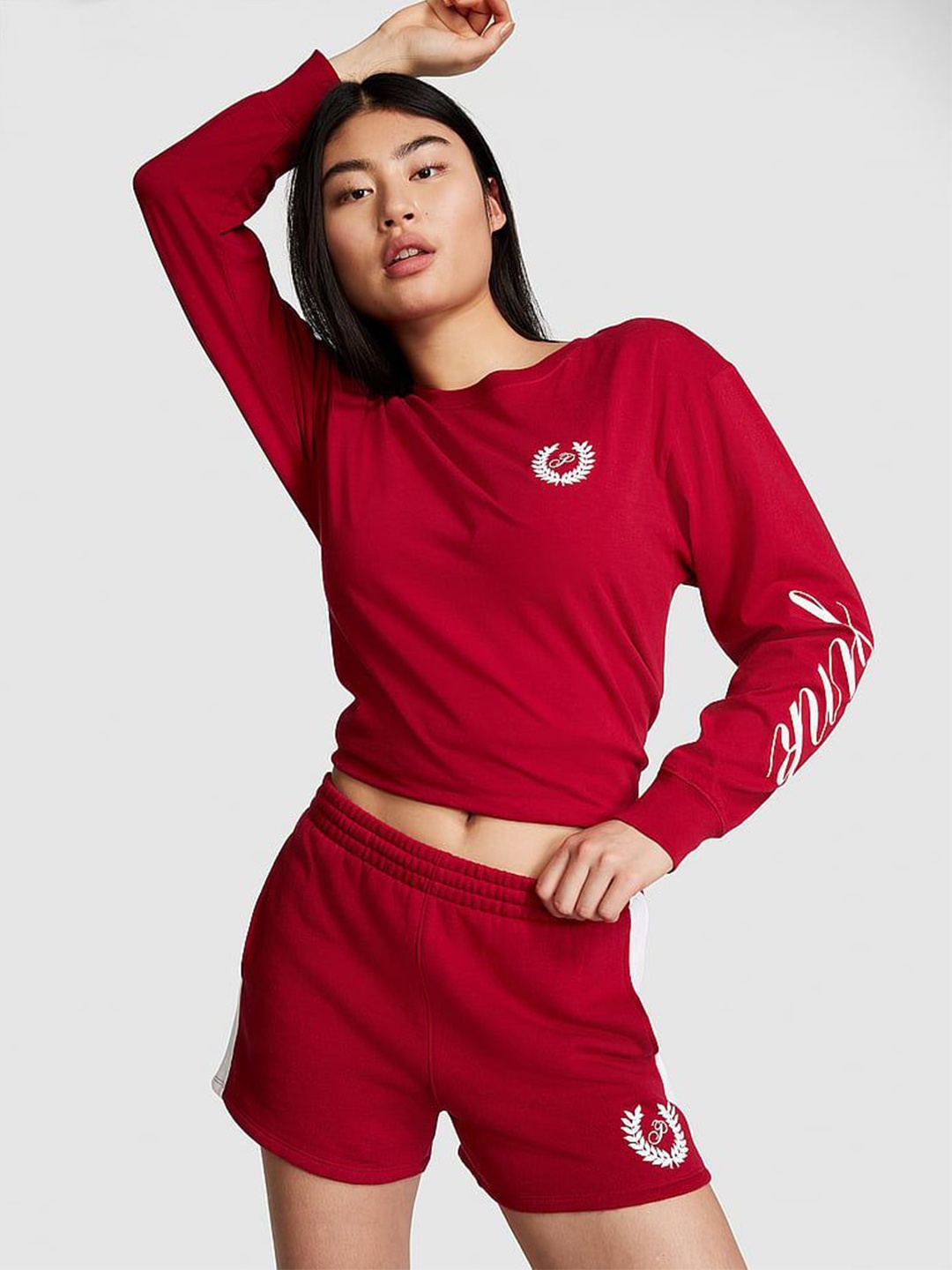 

Victoria's Secret PINK Relaxed Shorts, Red