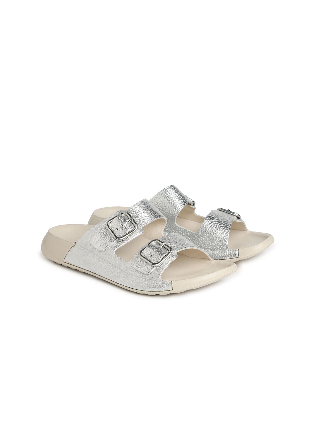

ECCO Women Leather Comfort Sandals, Metallic