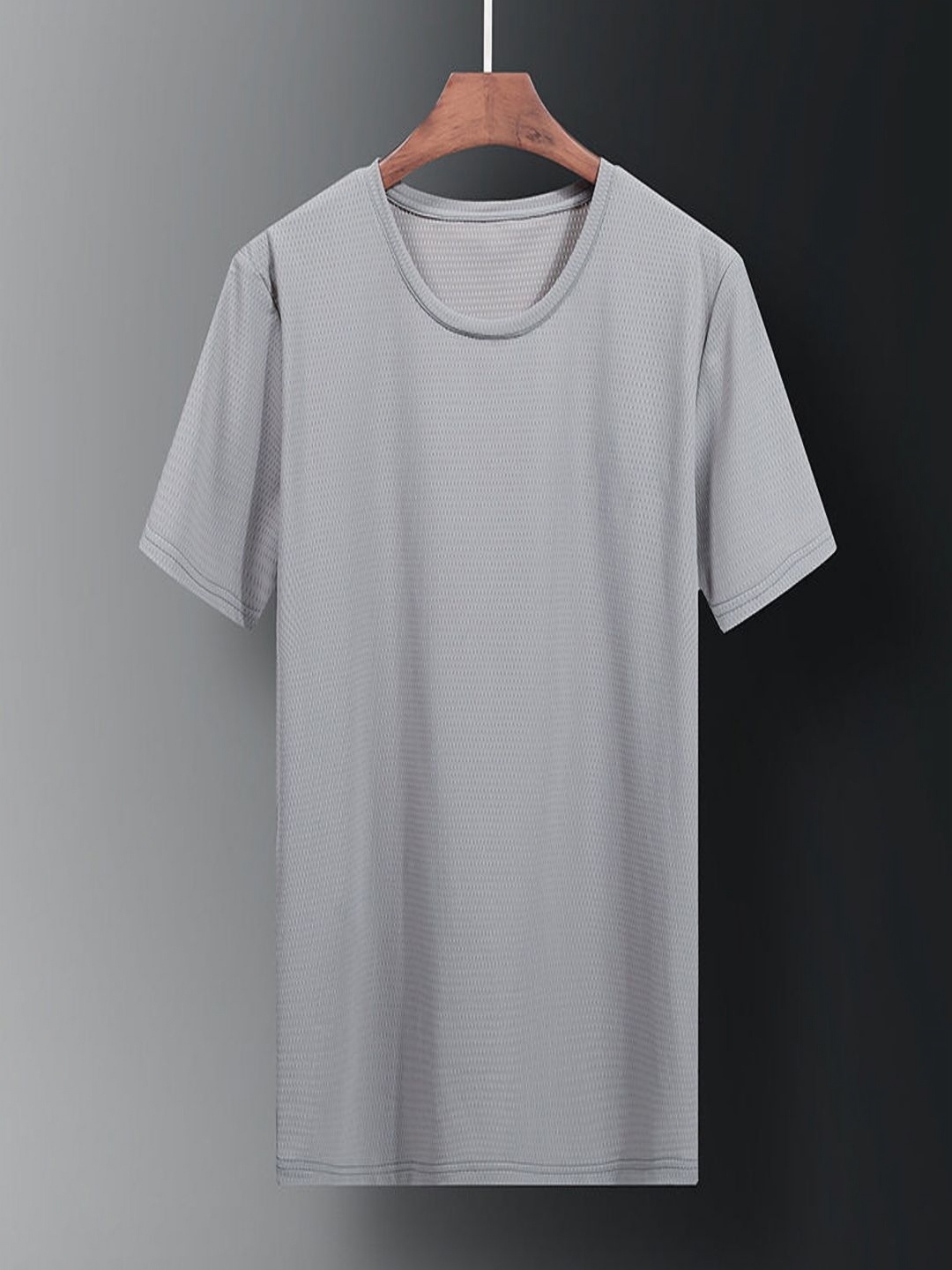 

StyleCast Men Raw Edge T-shirt, Grey