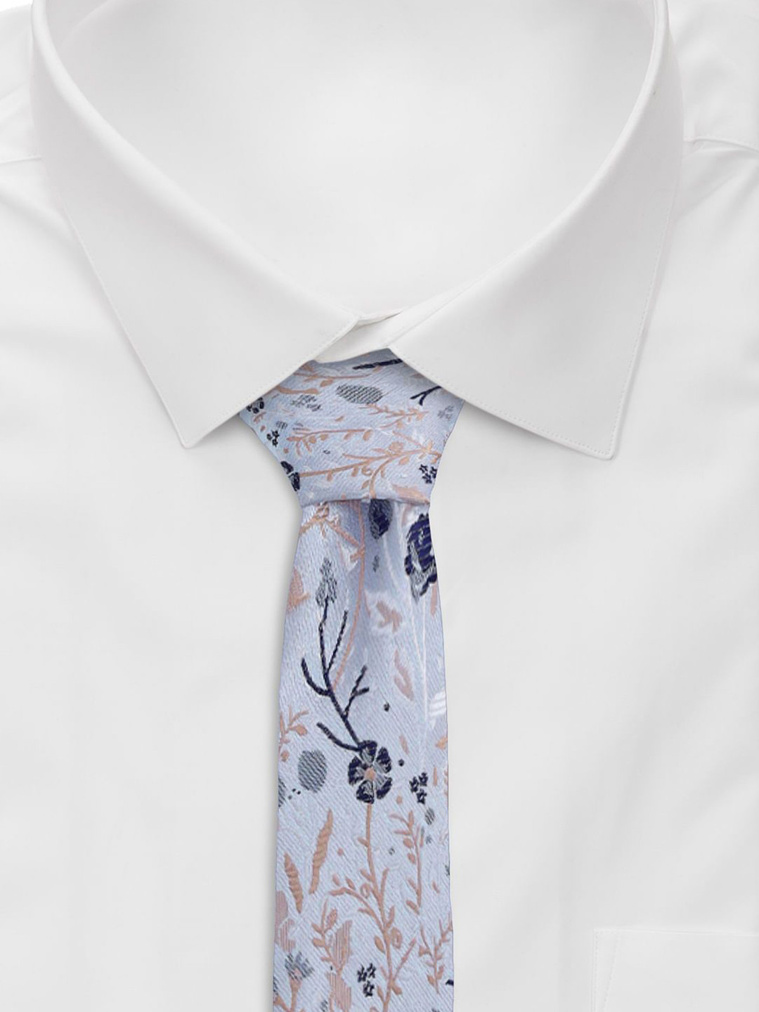 

Arrow Men Woven Design Broad Tie, Blue