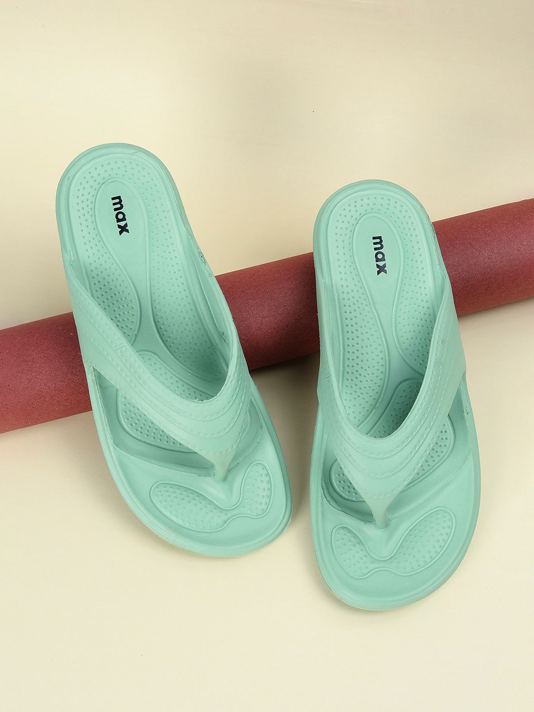 

max Women Thong Flip-Flops, Green