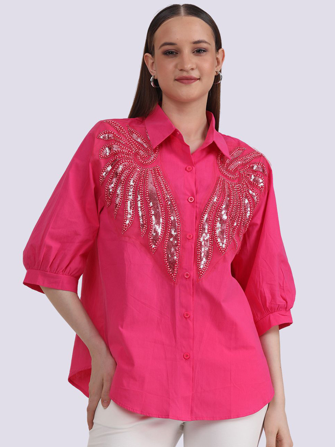 

Albion By CnM Top, Pink