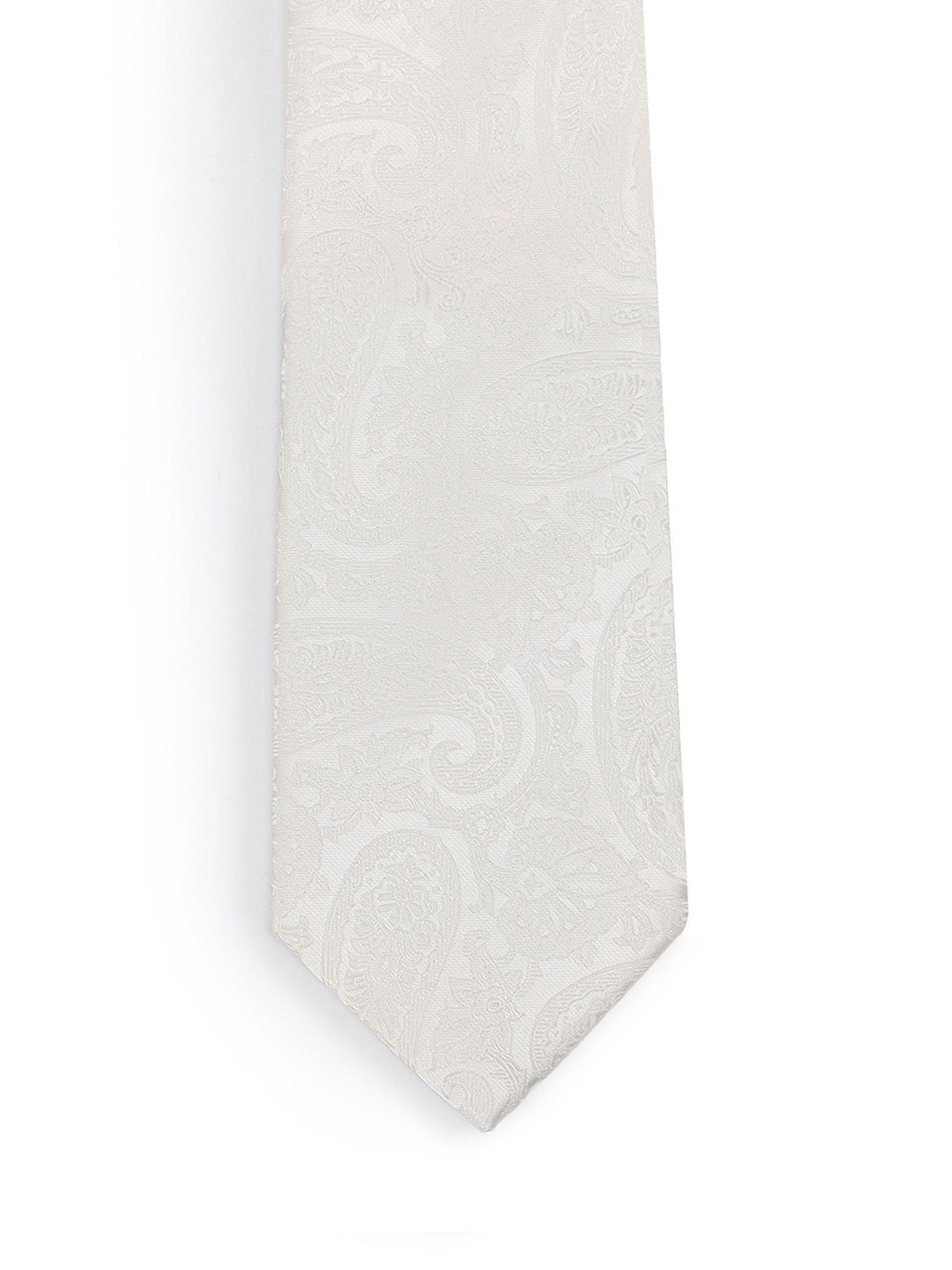 

Arrow Men Woven Design Broad Tie, Beige