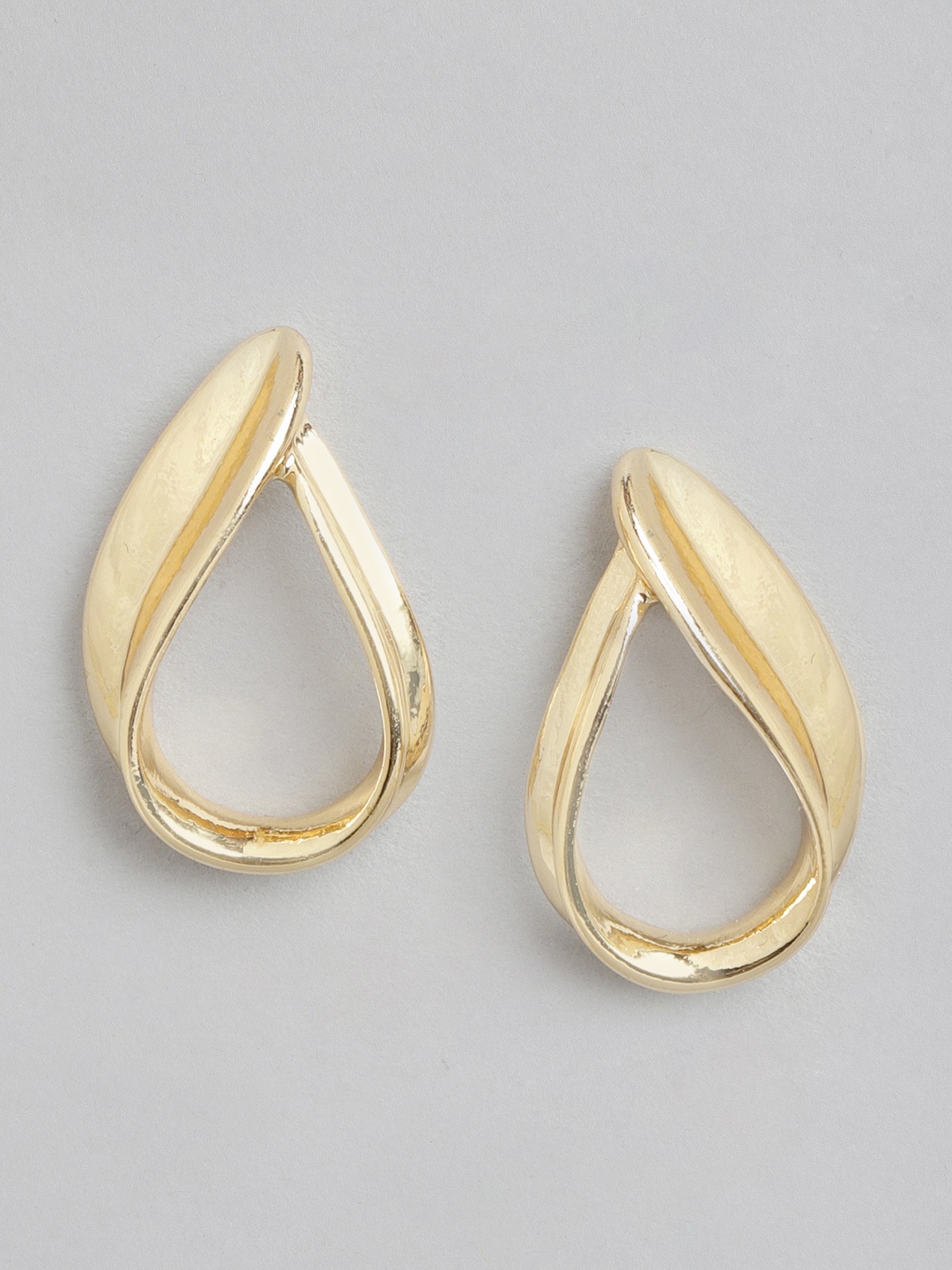 

Forever New Sofie Small Gold-Plated Teardrop Shaped Studs Earrings