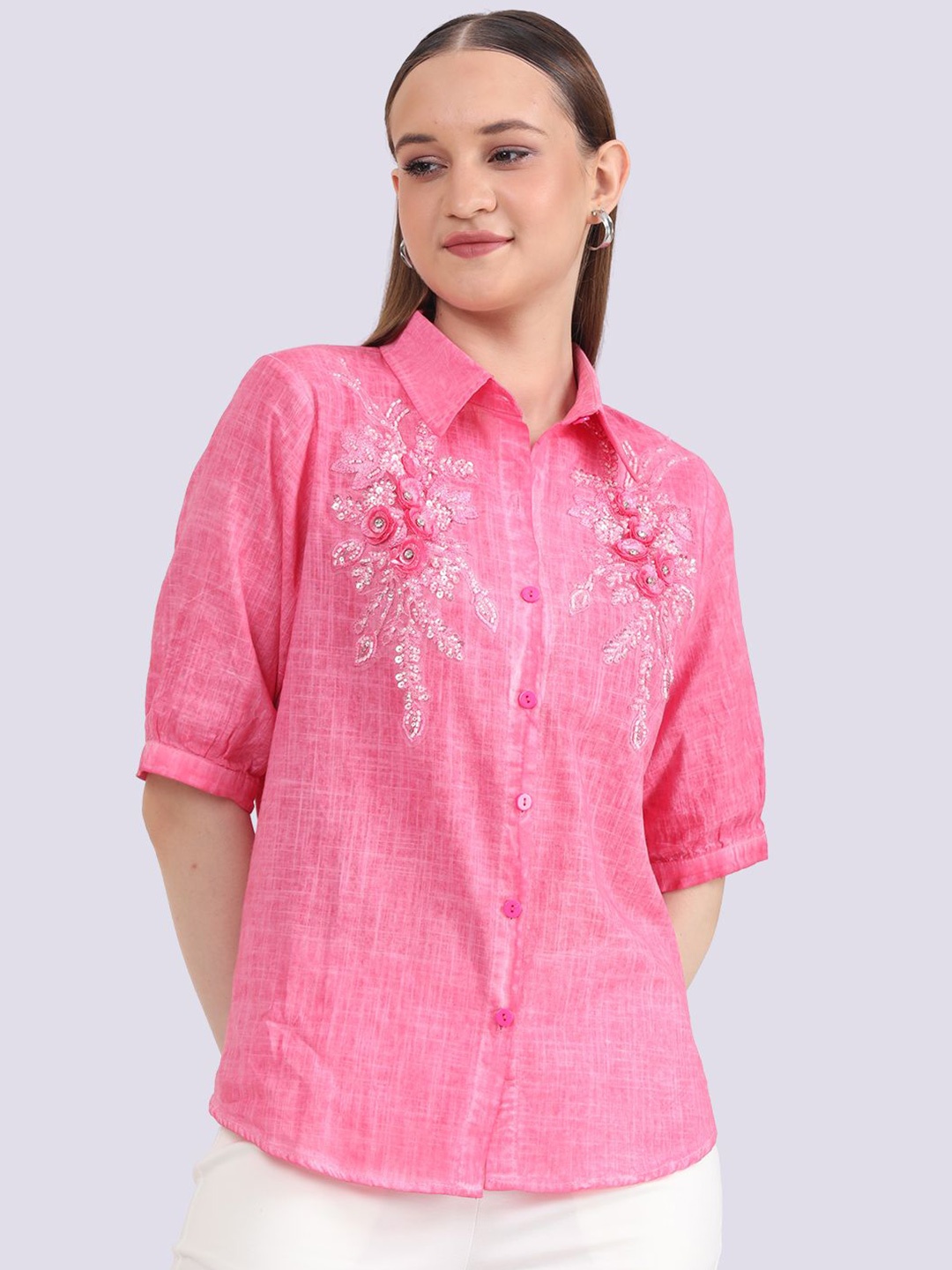 

Albion By CnM Floral Top, Pink