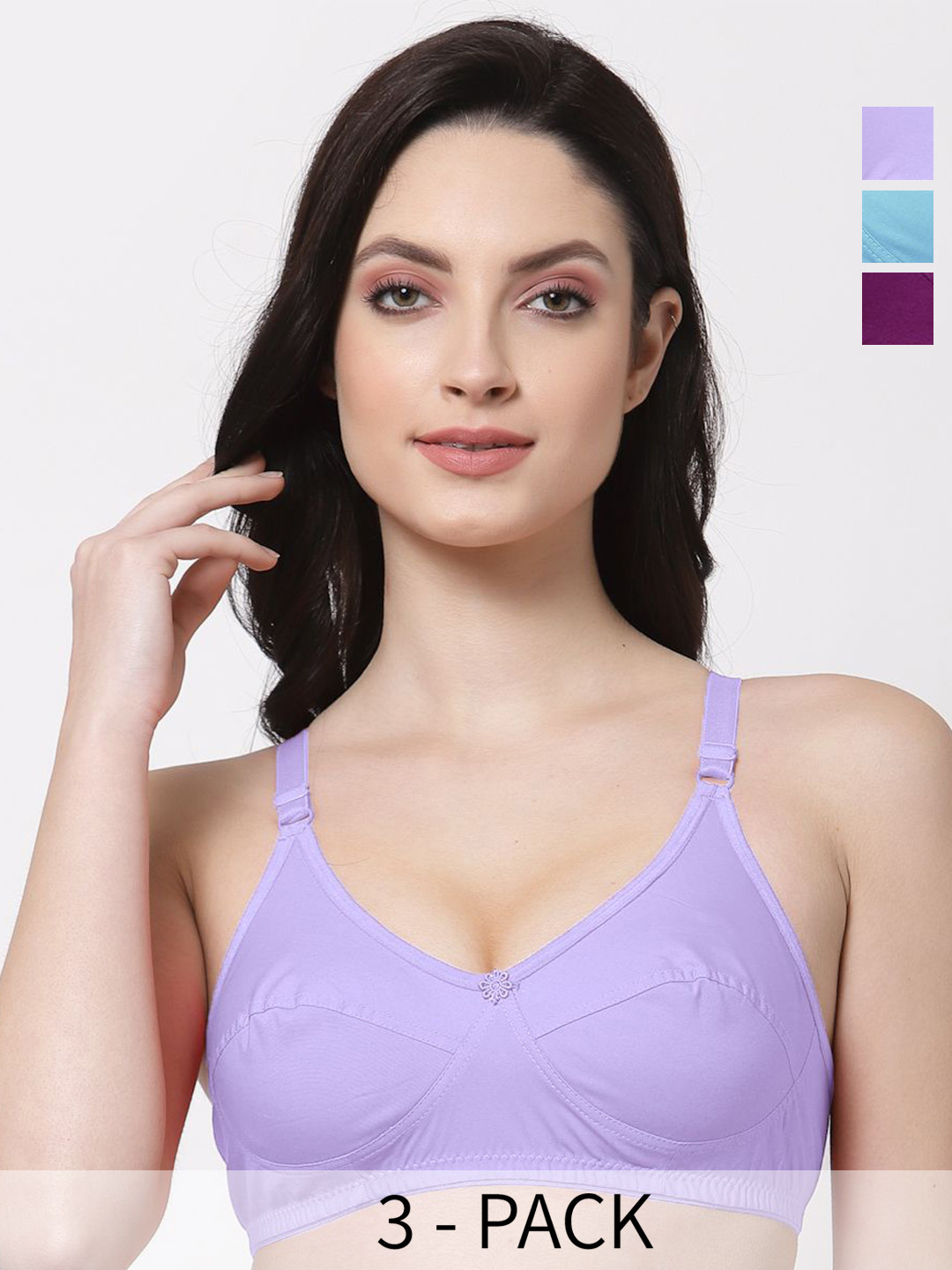 

SHYAM SONS FLAIR Bra Full Coverage, Burgundy