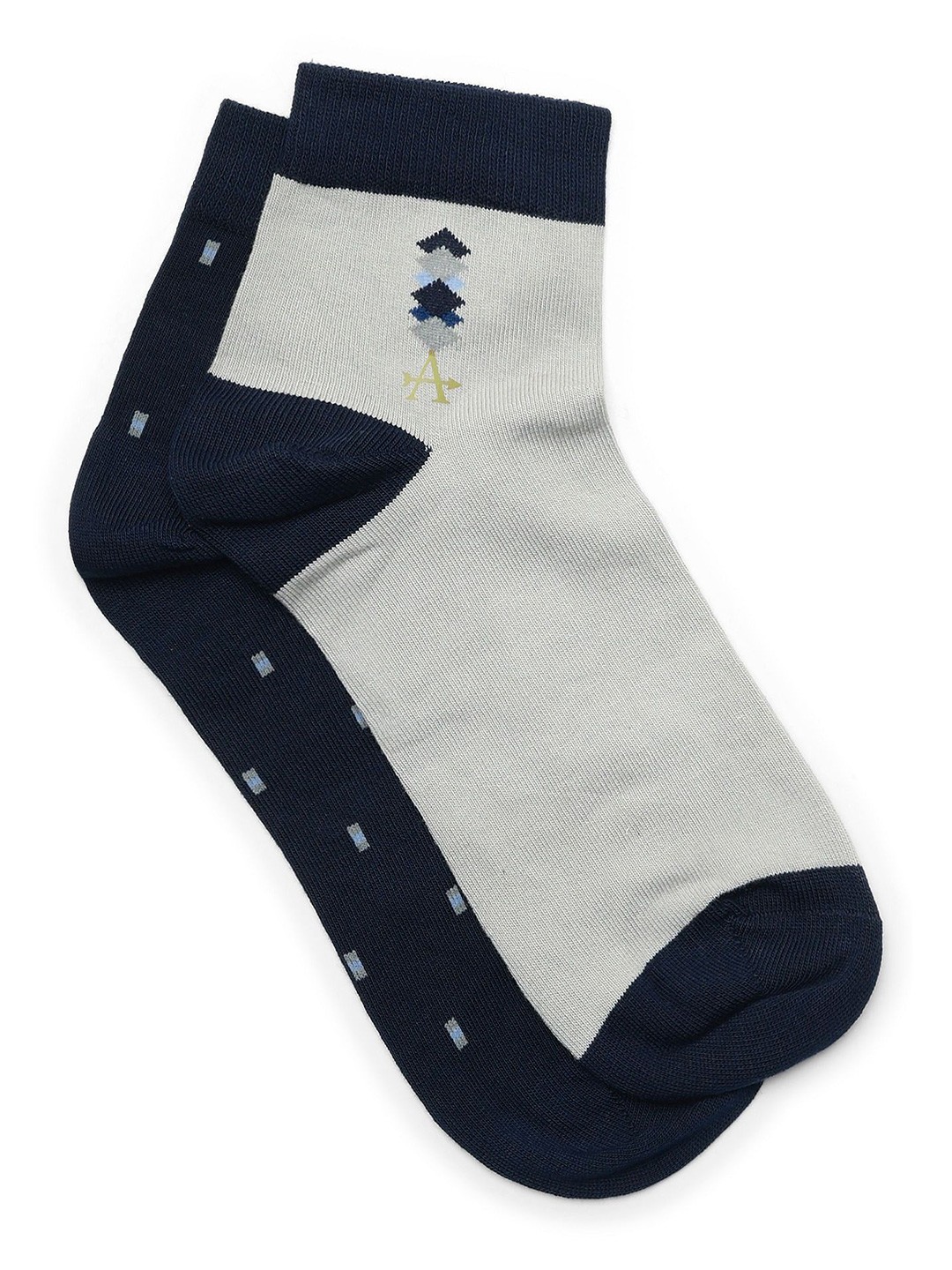

Arrow Men Pack Of 2 Pure Cotton Ankle-Length Socks, White