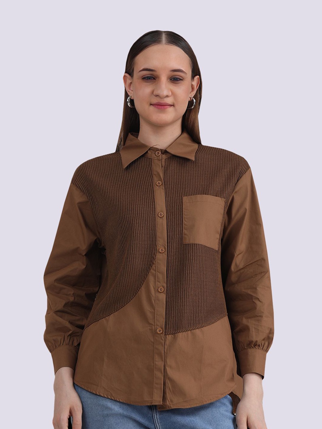 

Albion By CnM Top, Brown