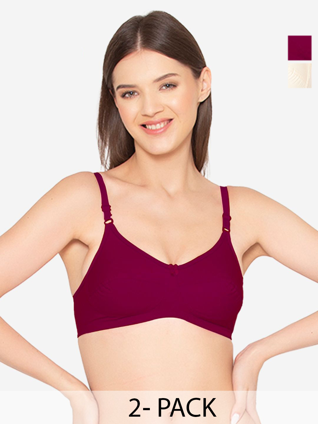 

GROVERSONS Paris Beauty Bra Full Coverage, Maroon