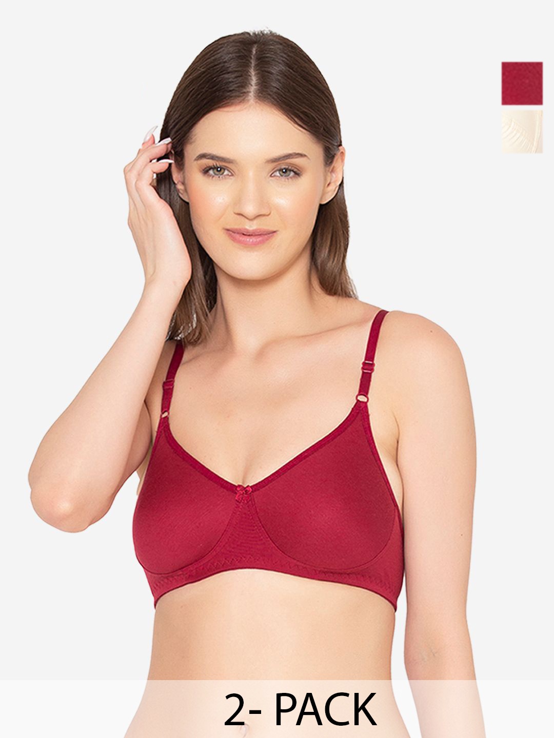 

GROVERSONS Paris Beauty Bra Full Coverage, Red