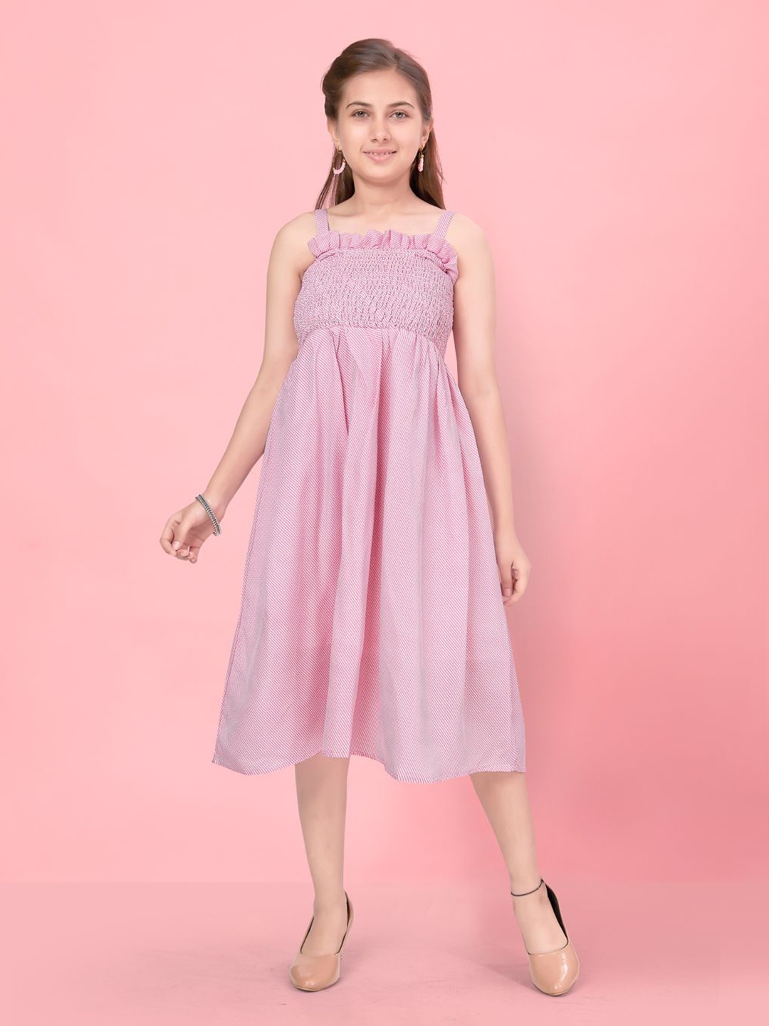 

BAESD Fit & Flare Dress, Pink
