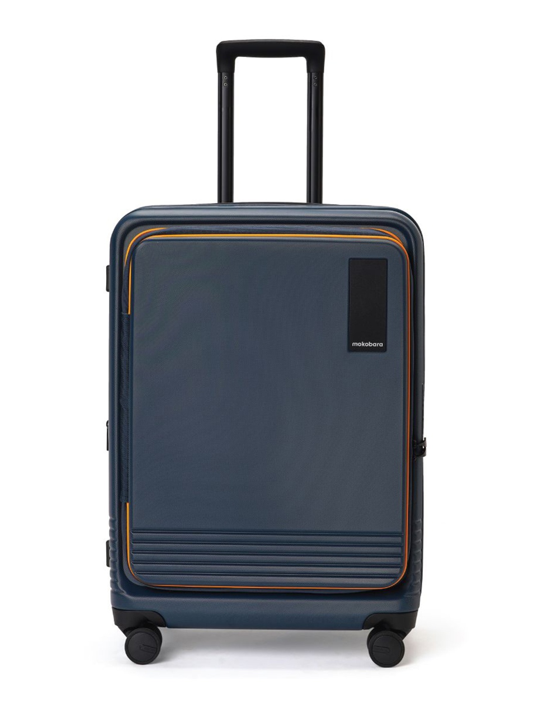 

MOKOBARA Hard Sided Medium Trolly Suitcase, Blue