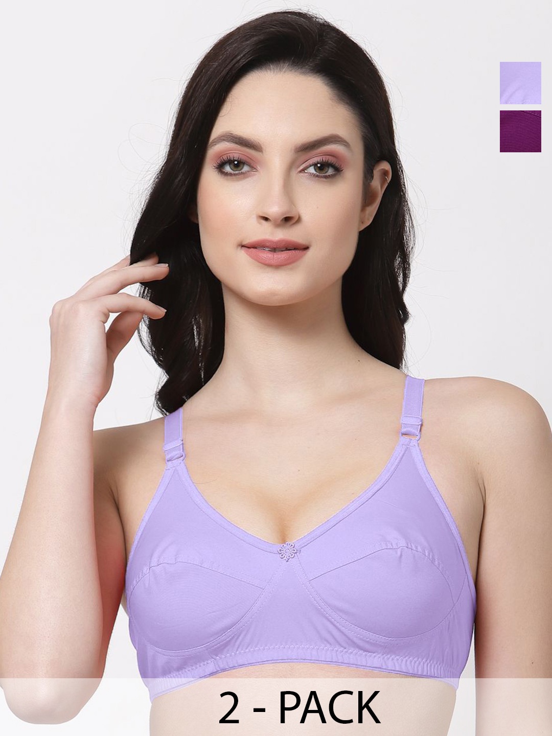 

SHYAM SONS FLAIR Bra Full Coverage, Burgundy