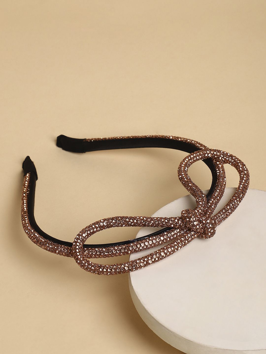 

SOHI Women Embellished Hairband, Yellow