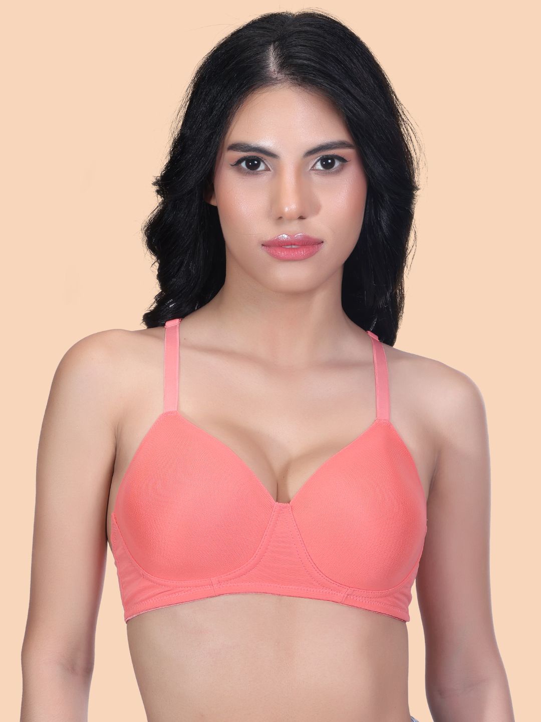 

Amour Secret Bra Full Coverage Heavily Padded, Coral