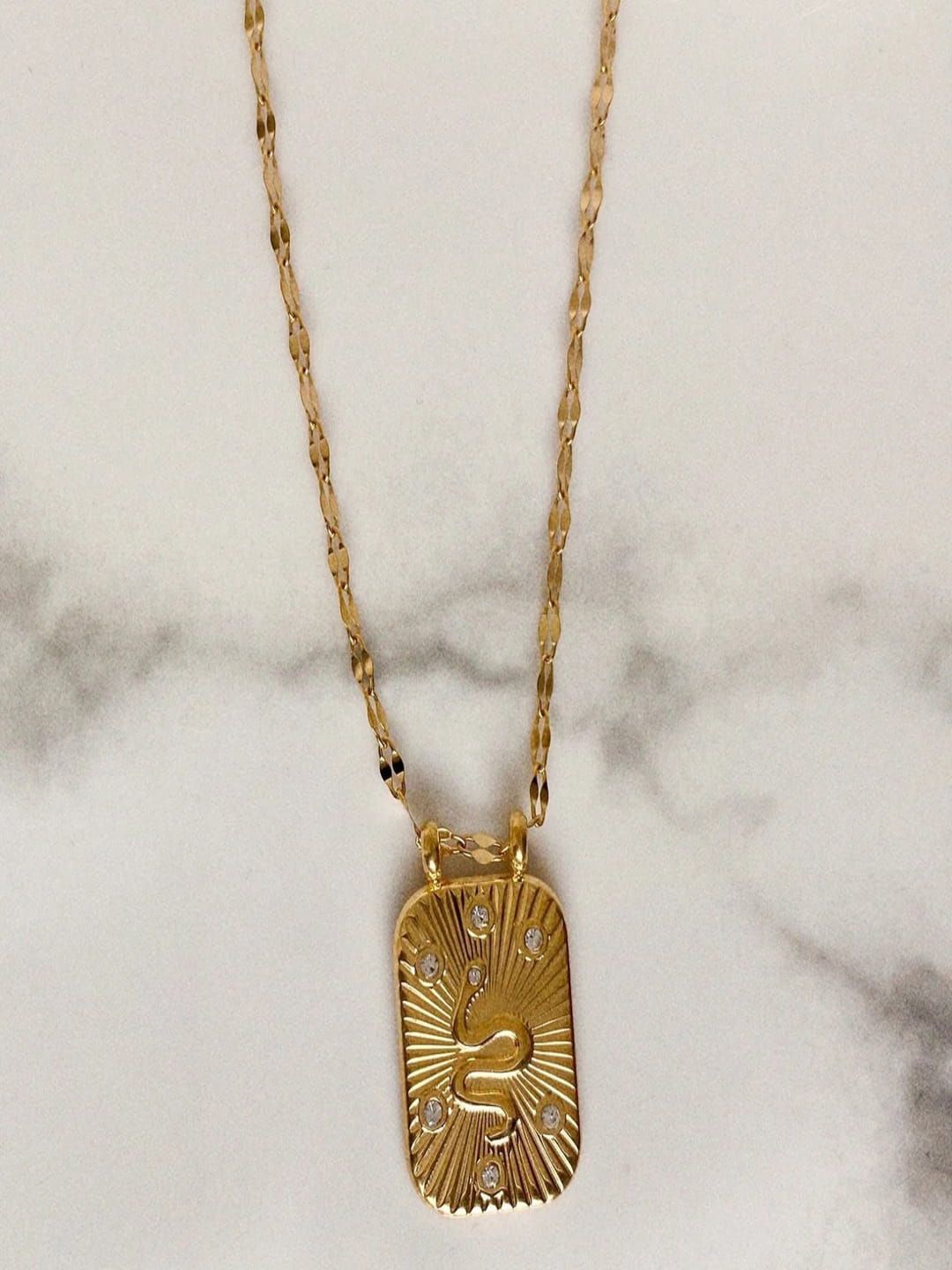 

DIATOMS Gold-Plated Necklace