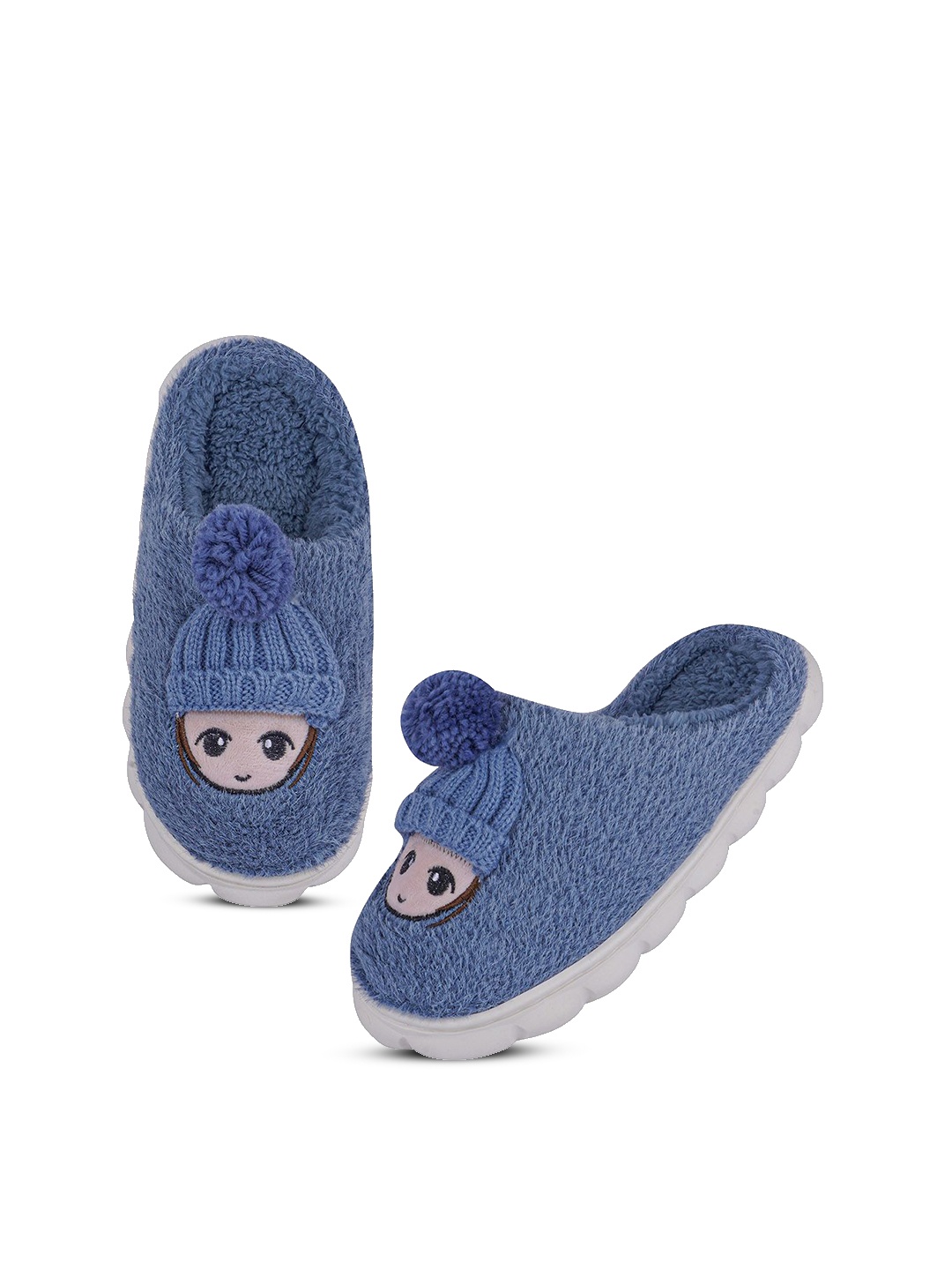 

Miscreef Women Room Slippers, Blue