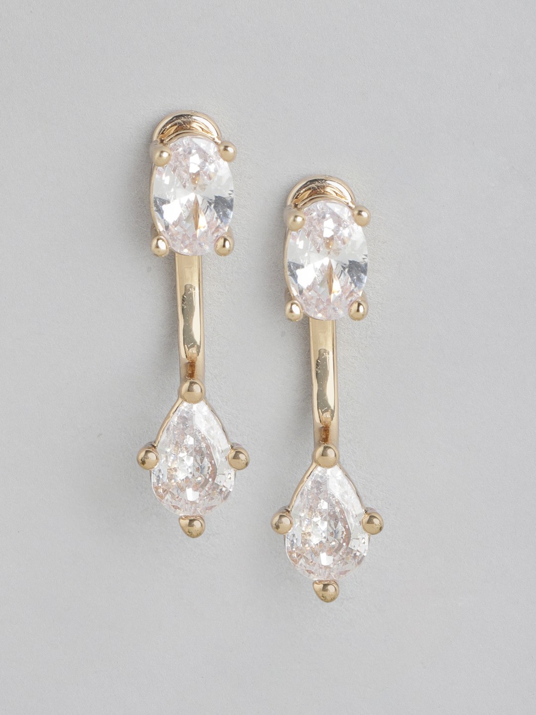 

Forever New Cary Gold-Plated Classic Cubic Zirconia Drop Earrings
