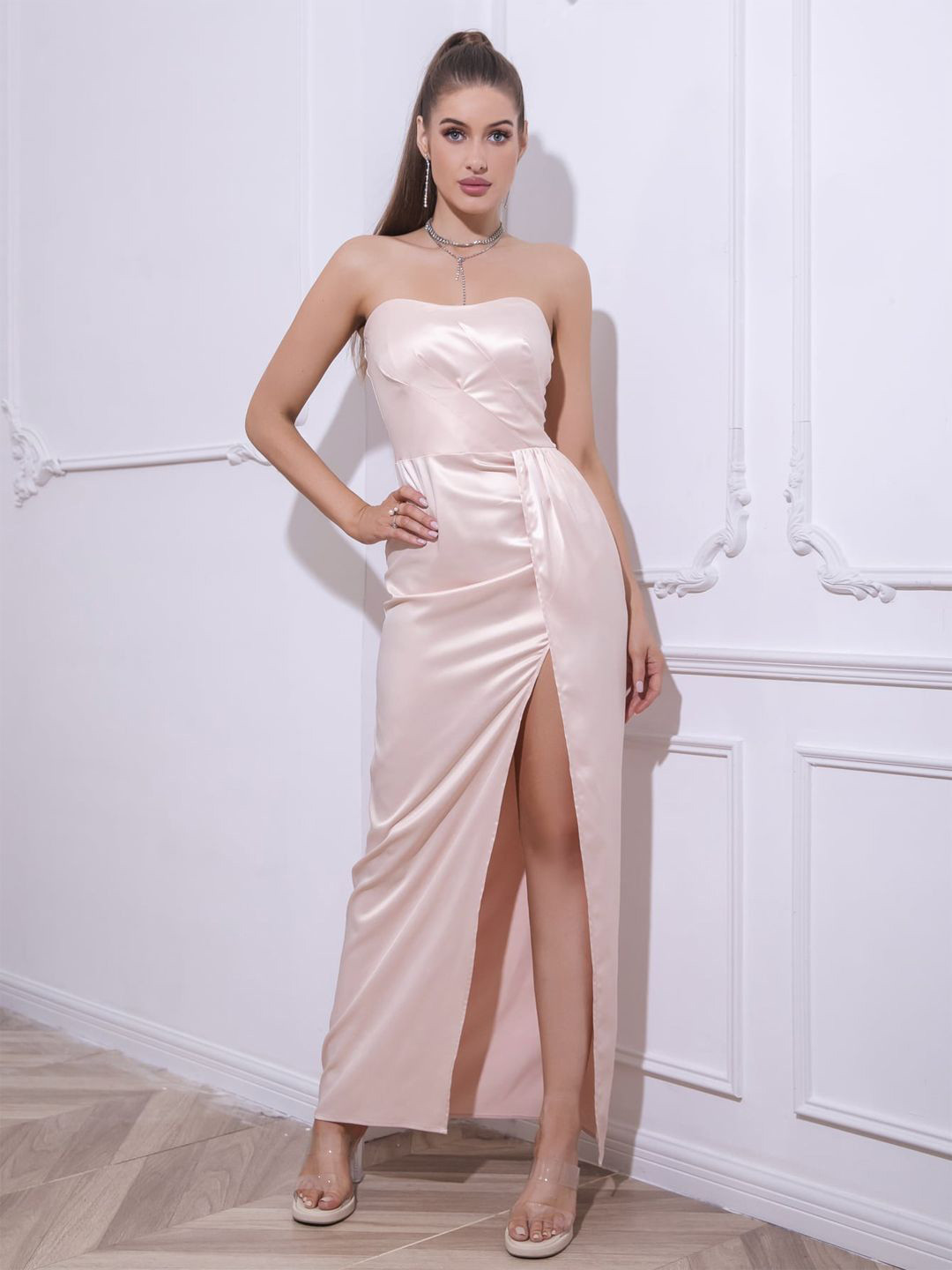 

StyleCast Bodycon Midi Dress, Pink