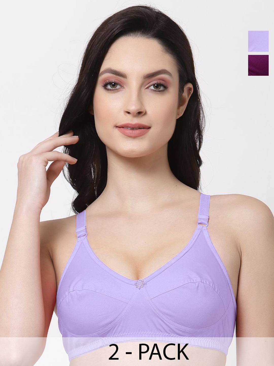 

SHYAM SONS FLAIR Bra Full Coverage, Burgundy