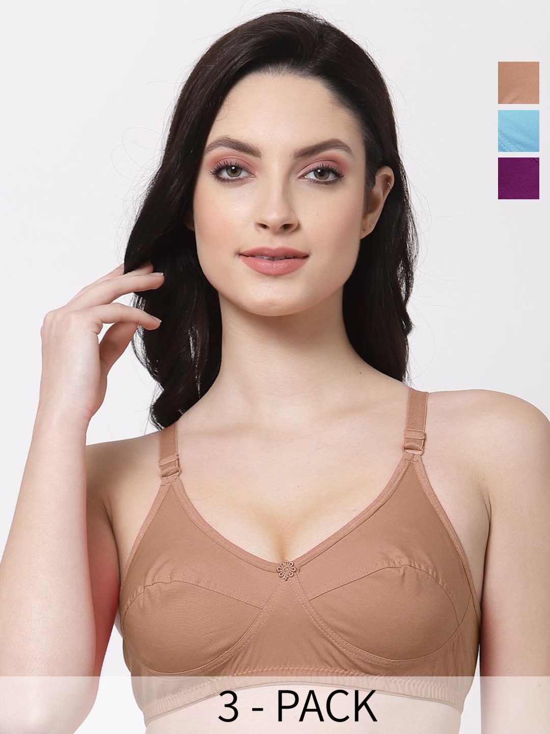 

SHYAM SONS FLAIR Bra Full Coverage, Burgundy