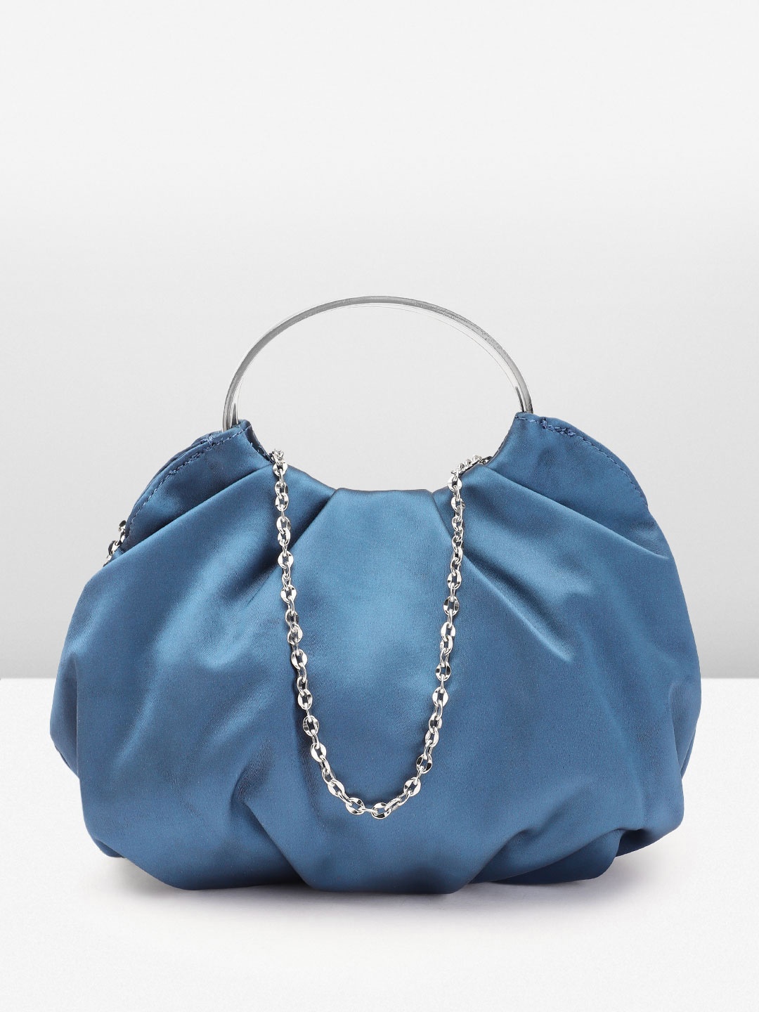 

MANGO Structured Handheld Bag, Blue