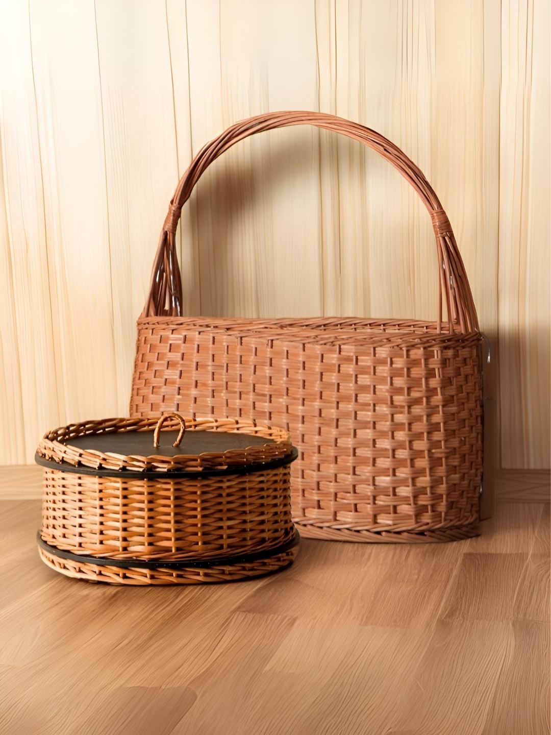 

Peepul Tree Brown Wicker Fruit and Vegetable Basket