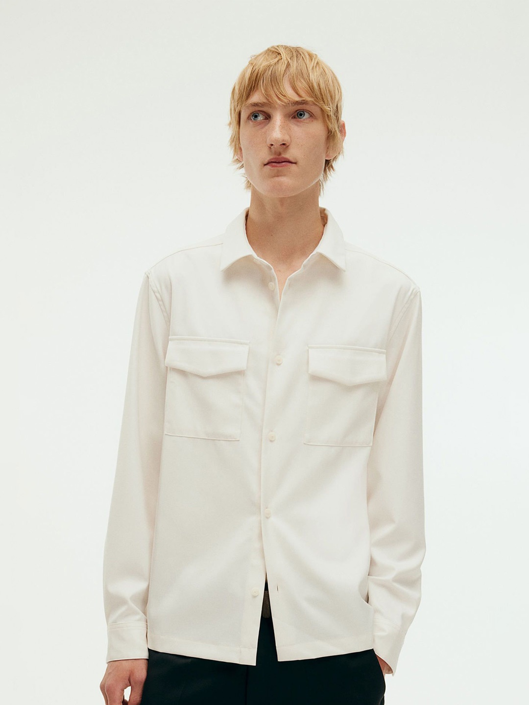 

H&M Utility Overshirt, White