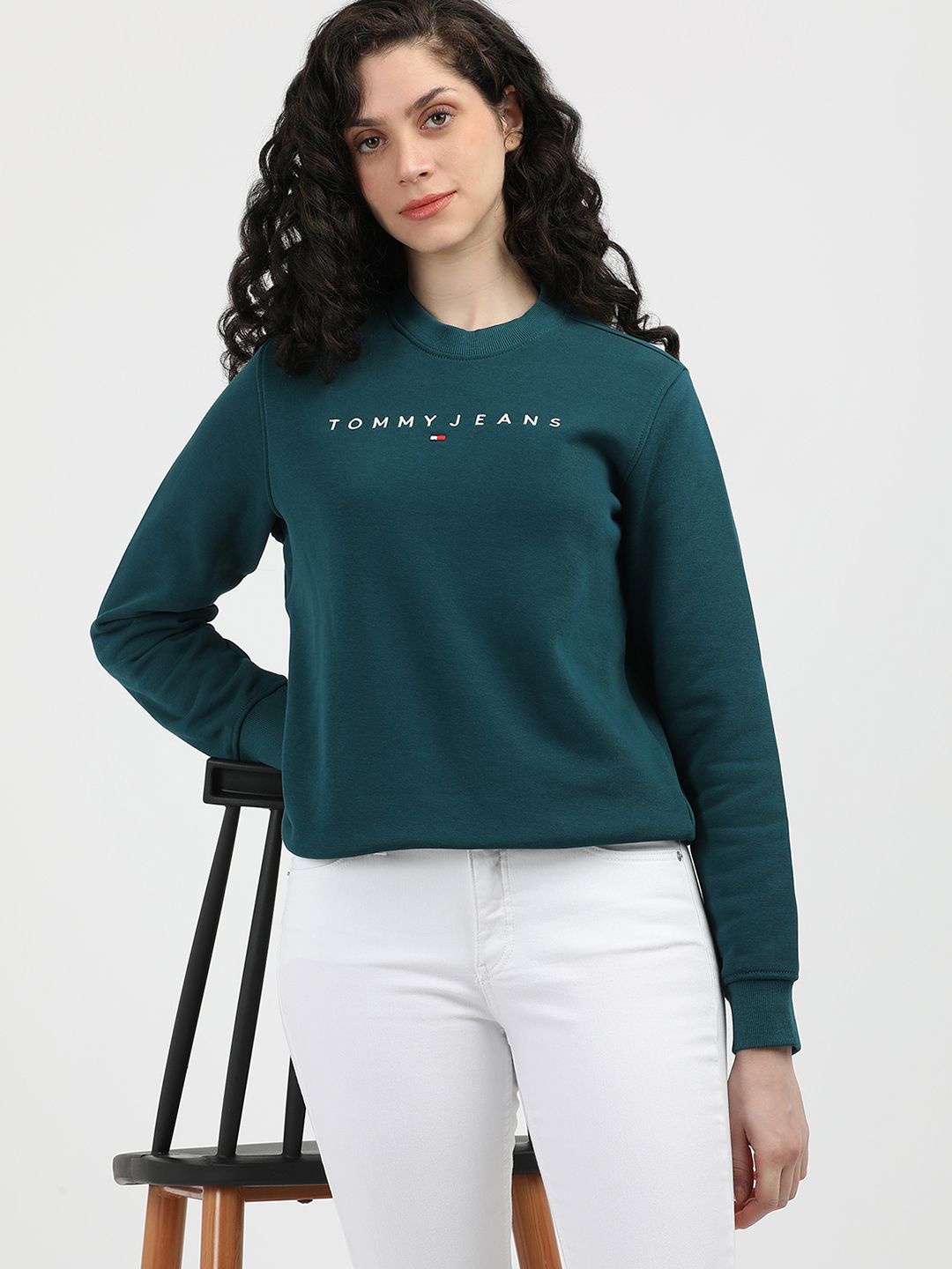 

Tommy Hilfiger Women Embroidered Sweatshirt, Green