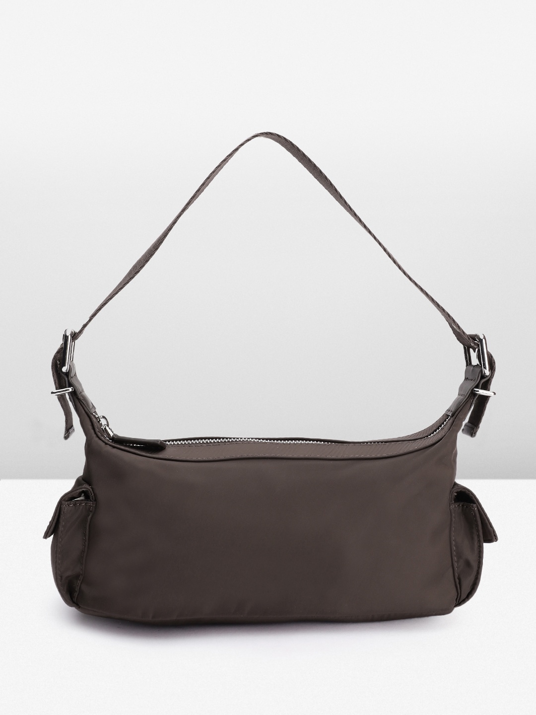 

MANGO Baguette Shoulder Bag, Brown