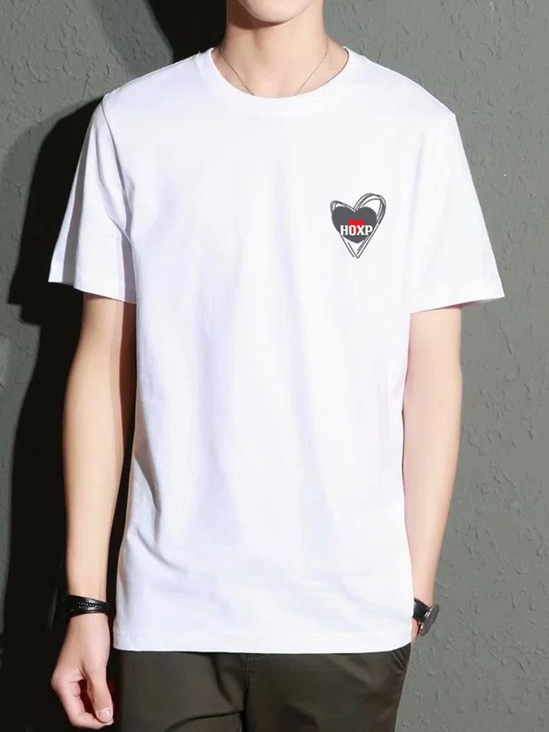 

StyleCast Men Applique T-shirt, White