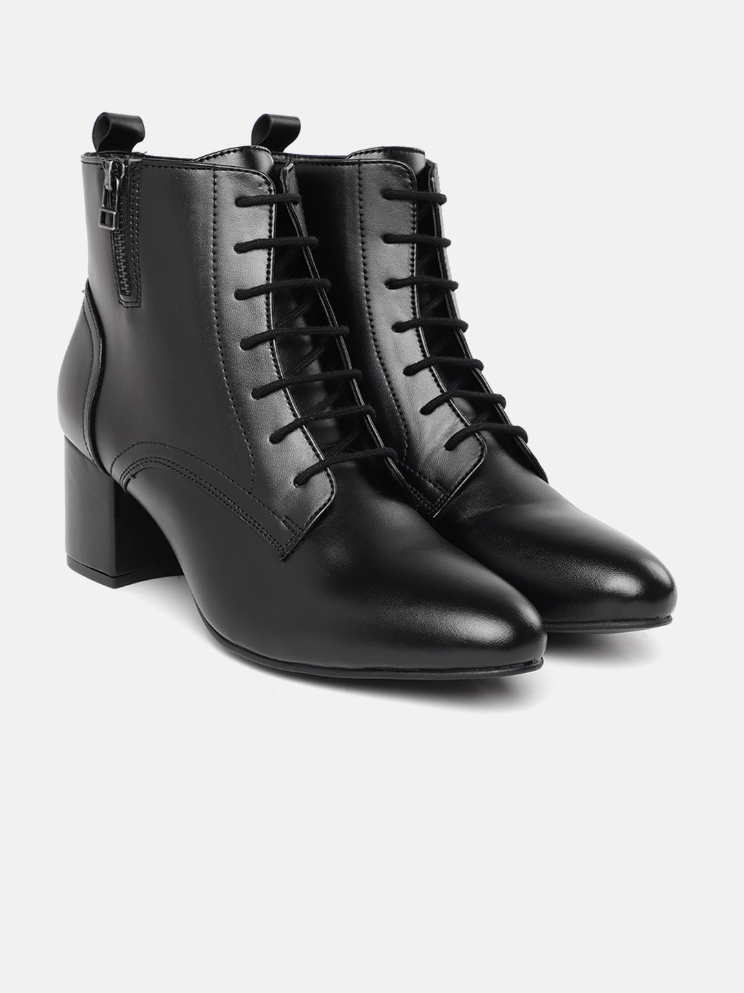 

Roadster Women Mid Top Block Heel Regular Boots, Black