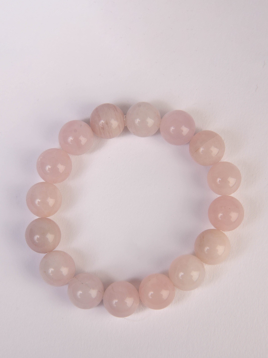 

TOTAPARI Unisex Rose Quartz Gemstone Bracelet, Pink