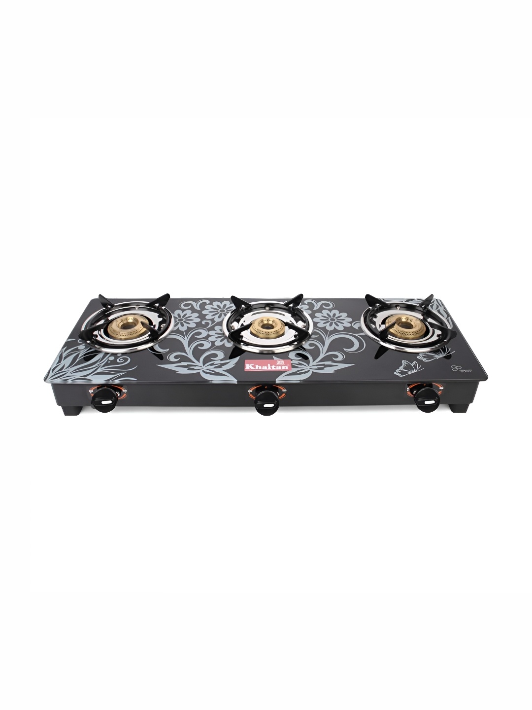 

Khaitan Black Glass 3 Burners LPG Gas Stove