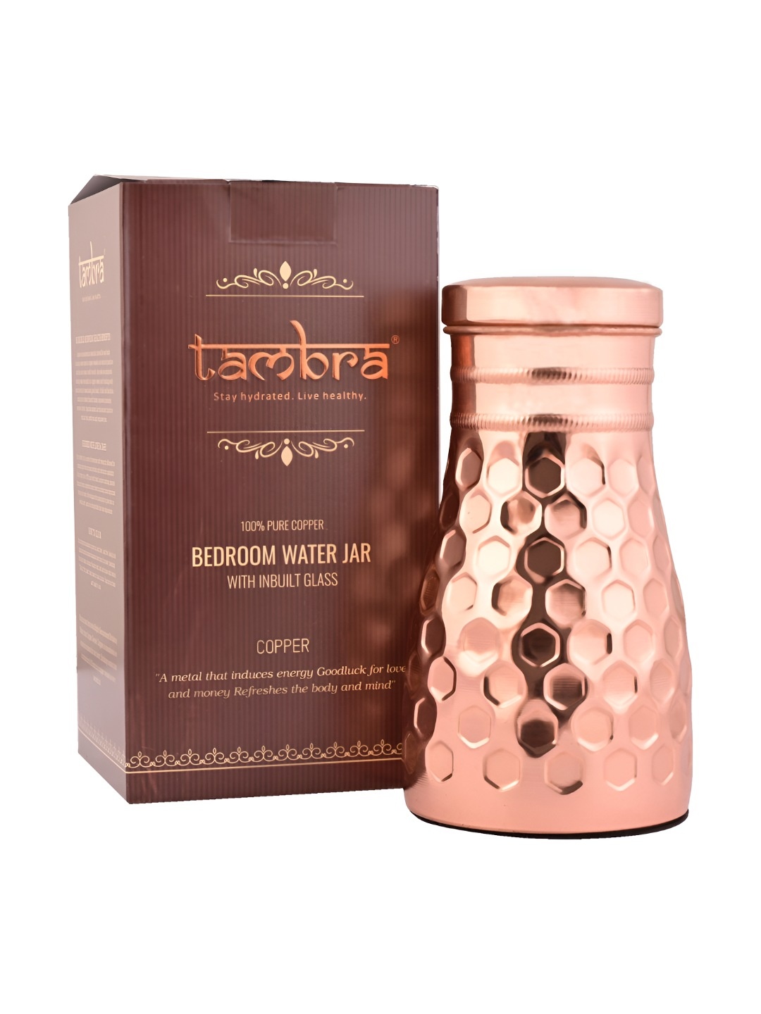

Tambra Copper-Toned Water Bottle