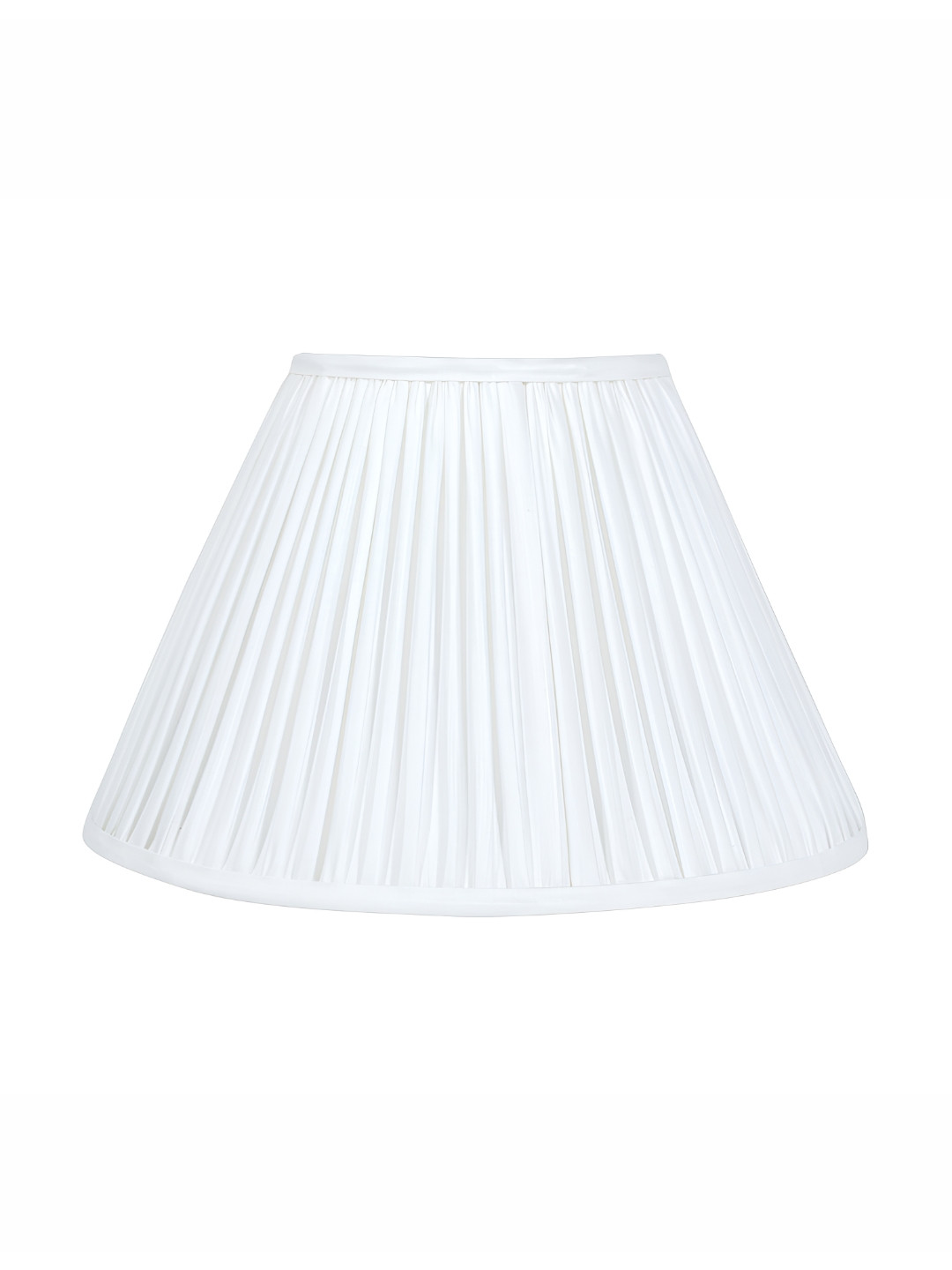

Lampenschirm India White Textured Cotton Contemporary Frustum Shaped Table Lamp Shade