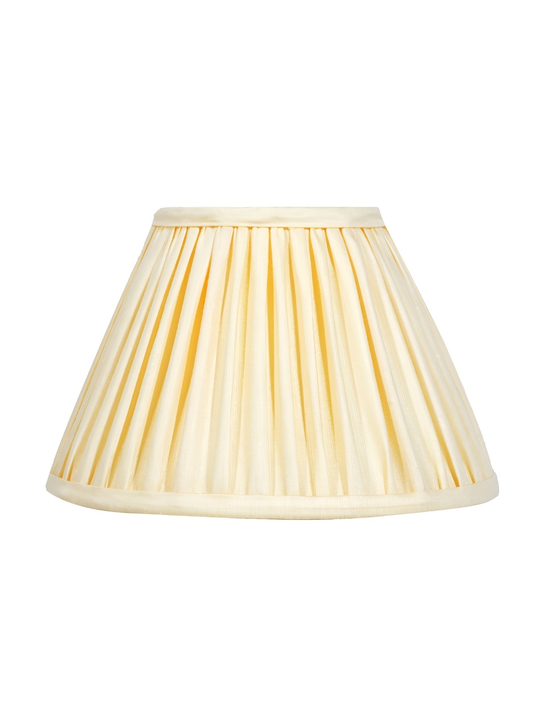 

Lampenschirm India Cream-Coloured Cotton Contemporary Frustum Shaped Table Lamp Shade