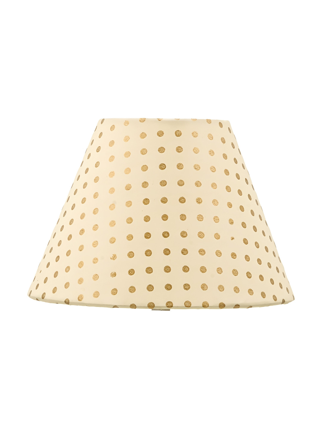 

Lampenschirm India Gold-Toned Printed Frustum Shaped Cotton Lamp Shade