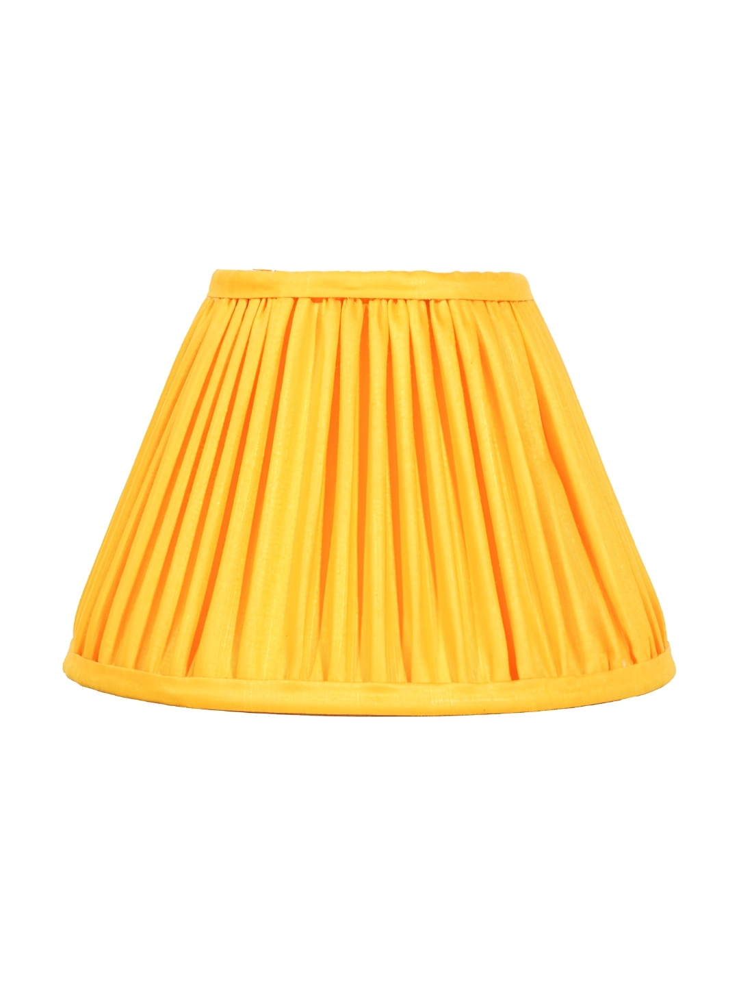 

Lampenschirm India Yellow Textured Frustum Shaped Cotton Lamp Shade