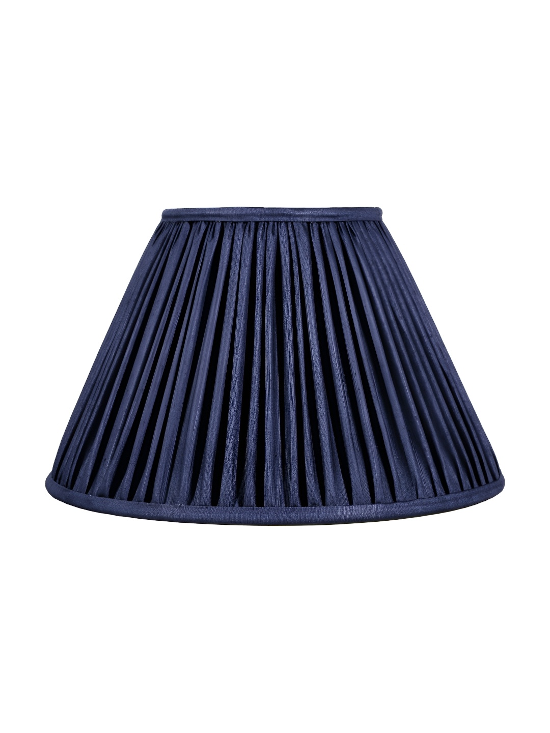 

Lampenschirm India Blue Textured Cotton Frustum Shaped Lamp Shade