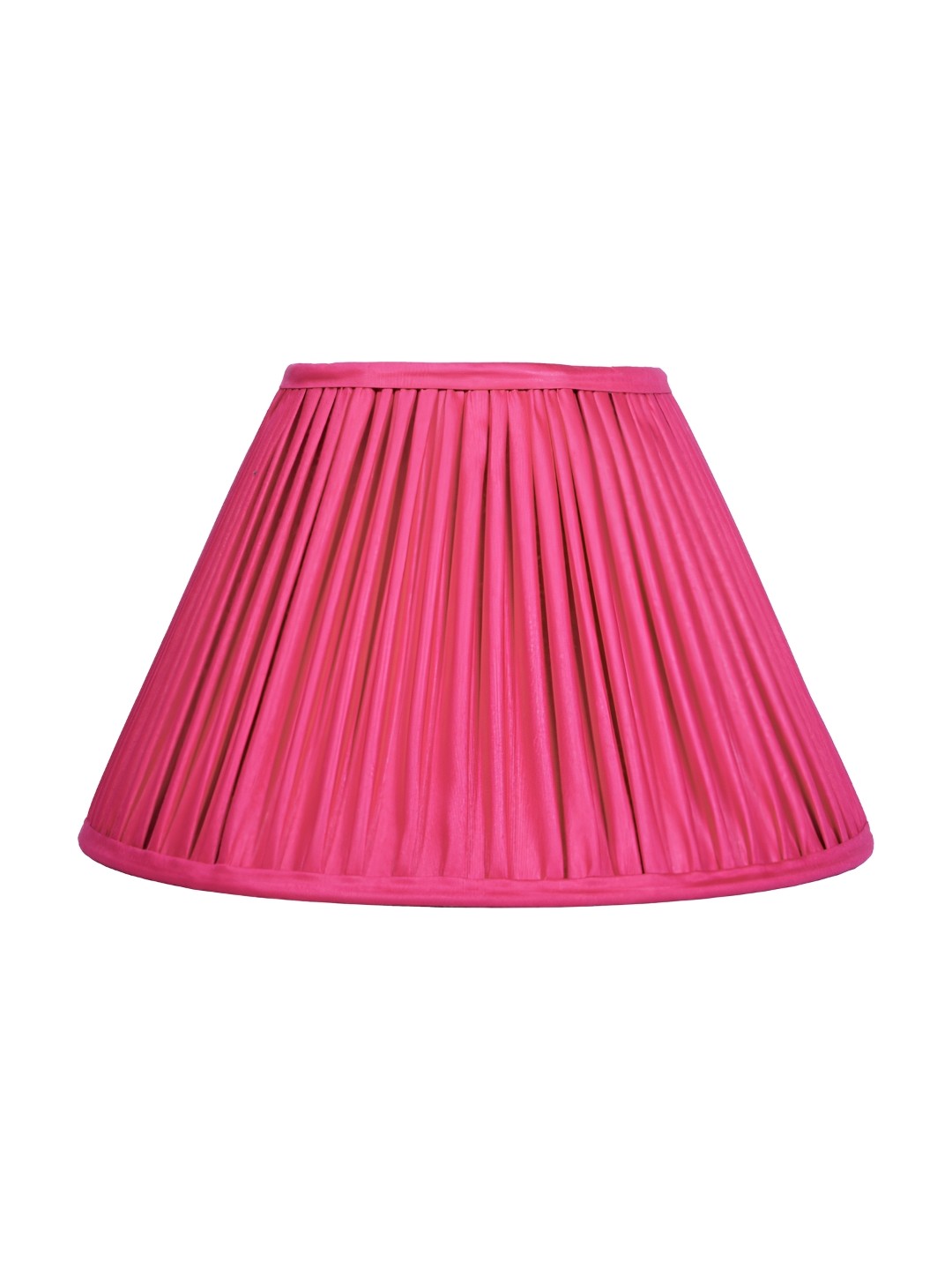 

Lampenschirm India Red Cotton Contemporary Frustum Shaped Table Lamp Shade, Pink