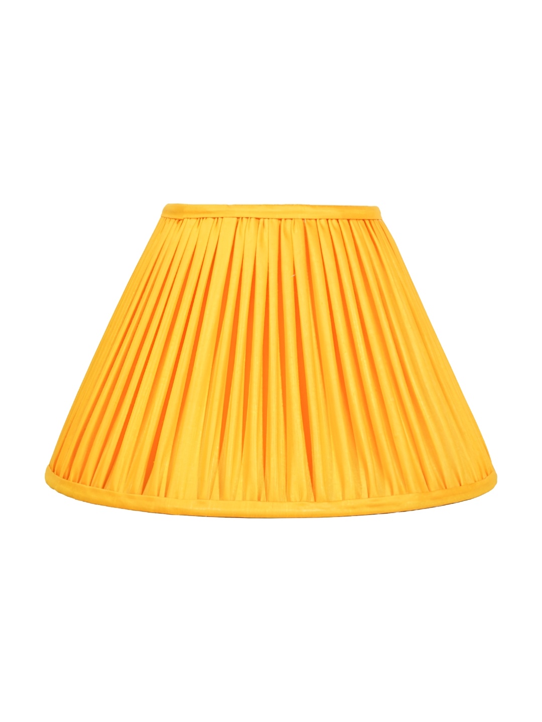 

Lampenschirm India Yellow Textured Frustum Shaped Cotton Lamp Shade