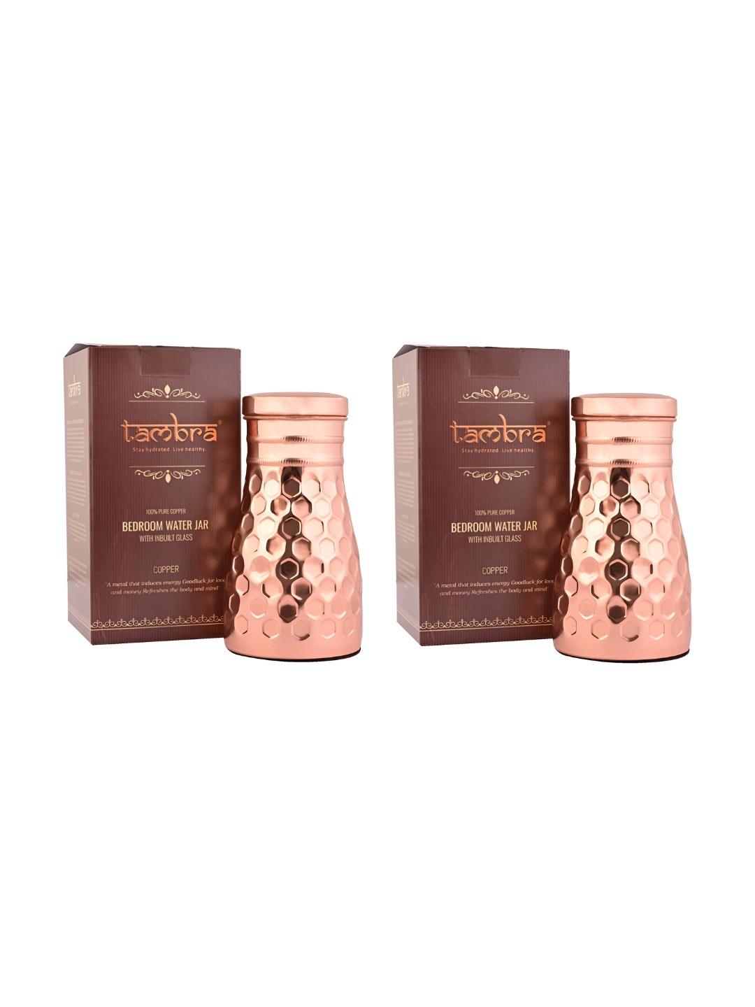 

Tambra Copper-Toned 2 Pieces Water Bottle