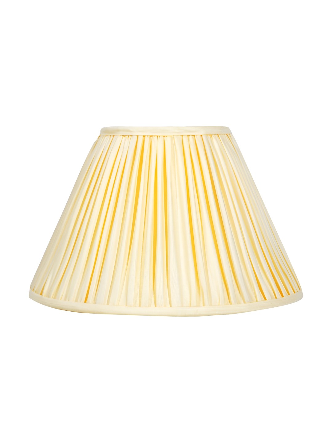 

Lampenschirm India Cream-Coloured Cotton Contemporary Frustum Shaped Table Lamp Shade