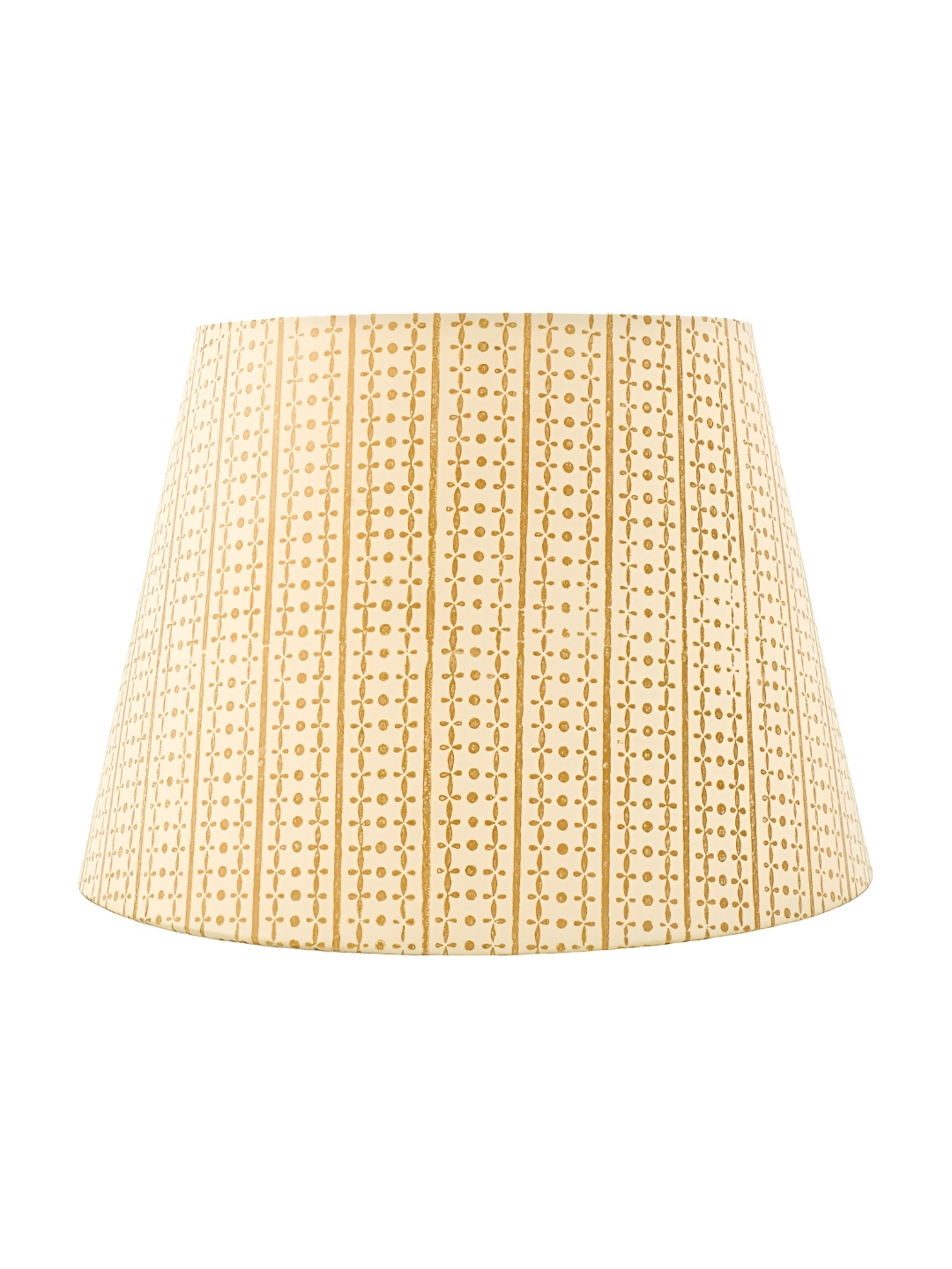 

Lampenschirm India Gold-Toned Printed Frustum Shaped Cotton Lamp Shade